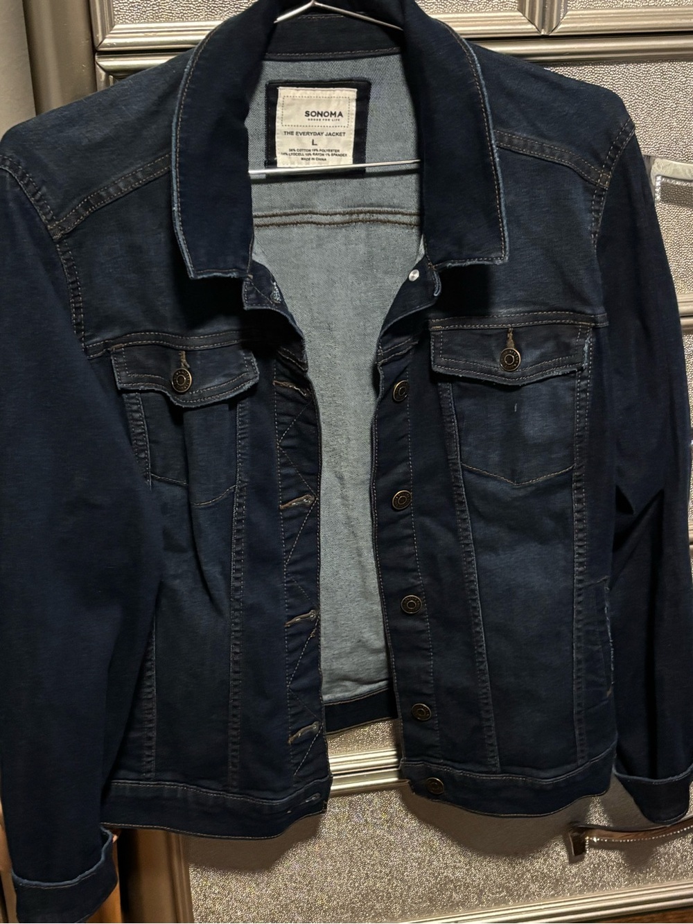 Sonoma Women’s Dark Wash Denim Jacket